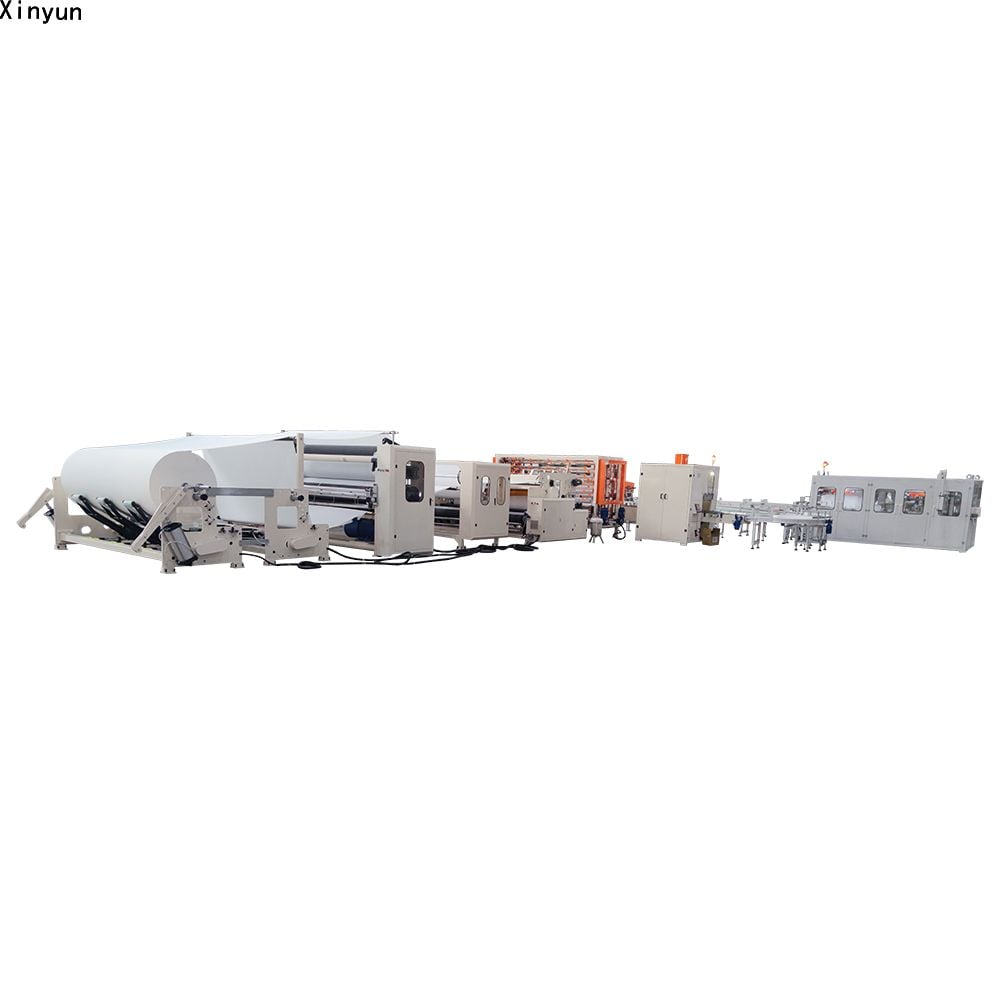 Automatic toilet paper kitchen towel paper machine production line