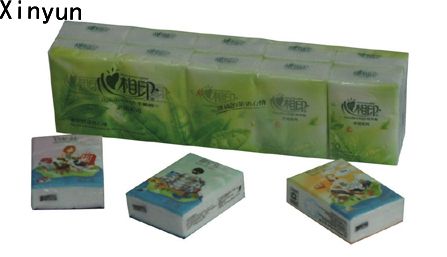 Automatic handkerchief tissue paper making machine production line