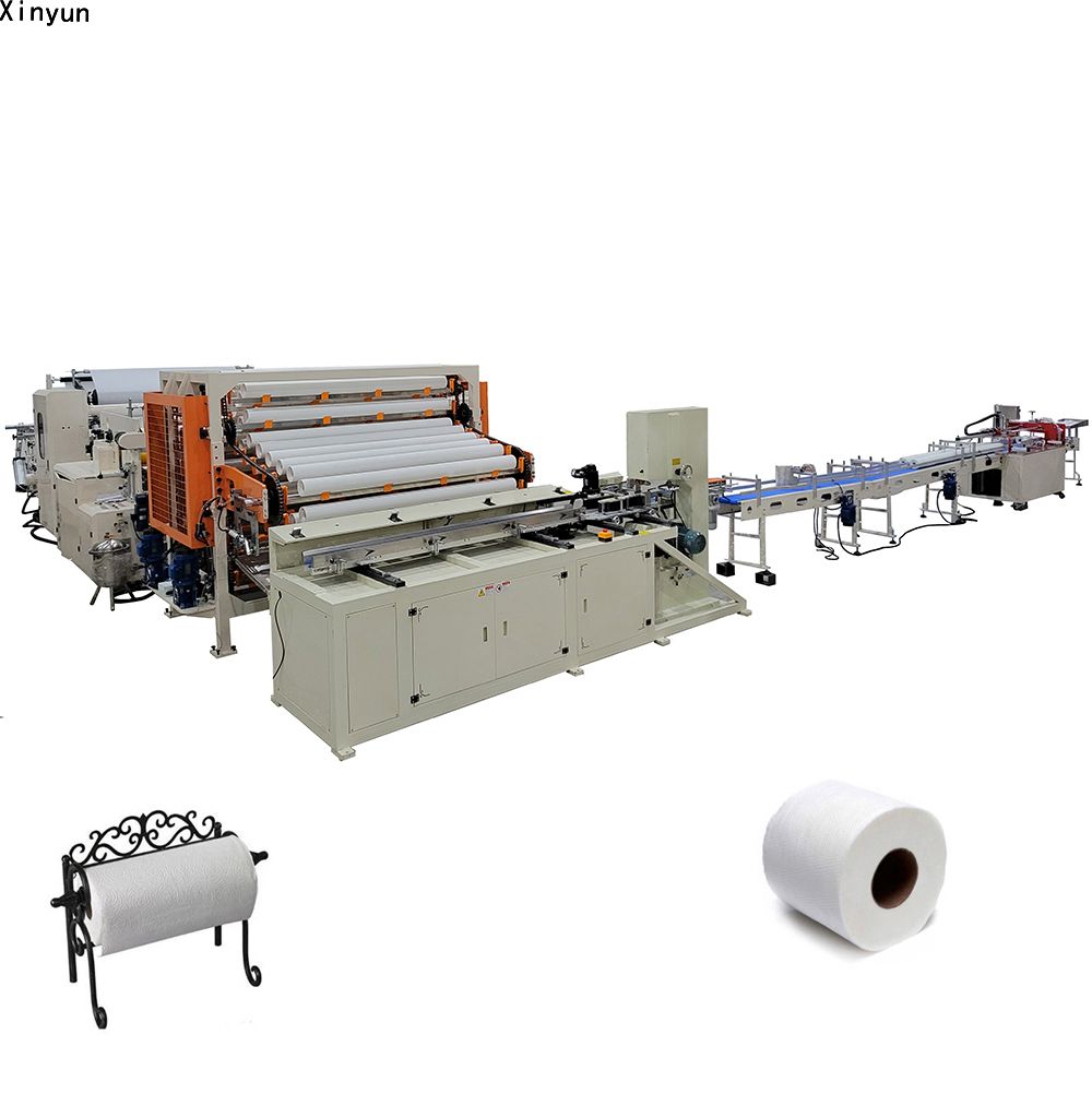 Automatic kitchen towel paper toilet paper making machine production line