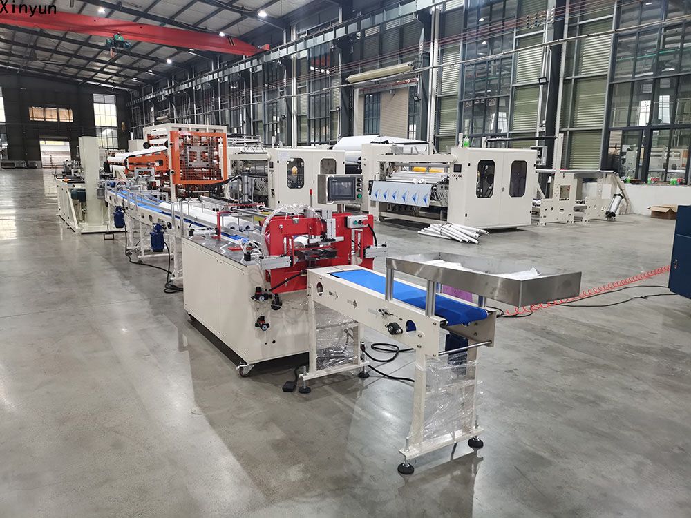 Automatic kitchen towel paper toilet paper making machine production line