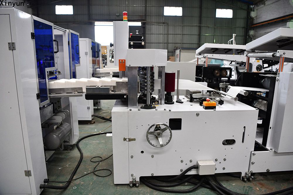 Automatic transferring napkin tissue machine production line