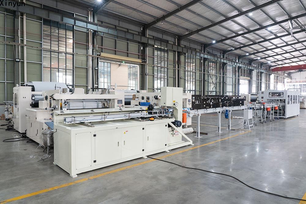 Automatic kitchen towel paper making machine production line