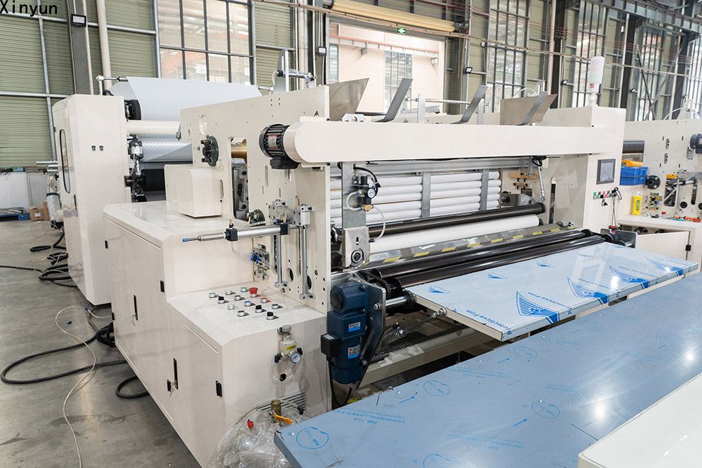 Automatic kitchen towel paper making machine production line