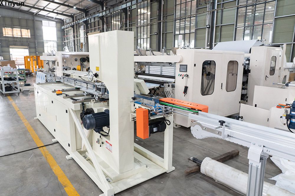 Automatic kitchen towel paper making machine production line