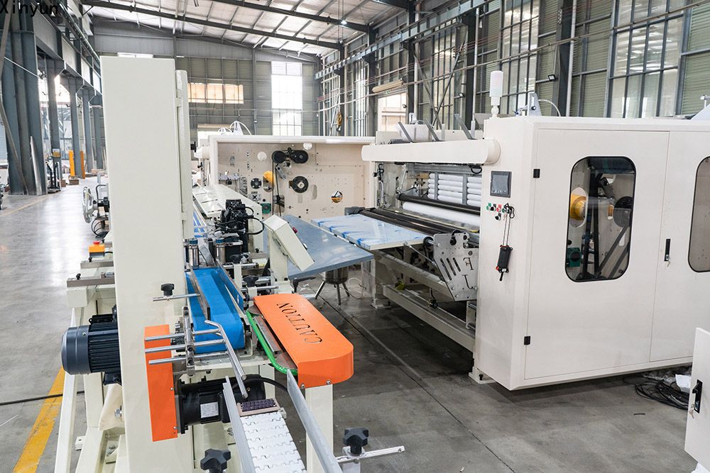 Automatic kitchen towel paper making machine production line