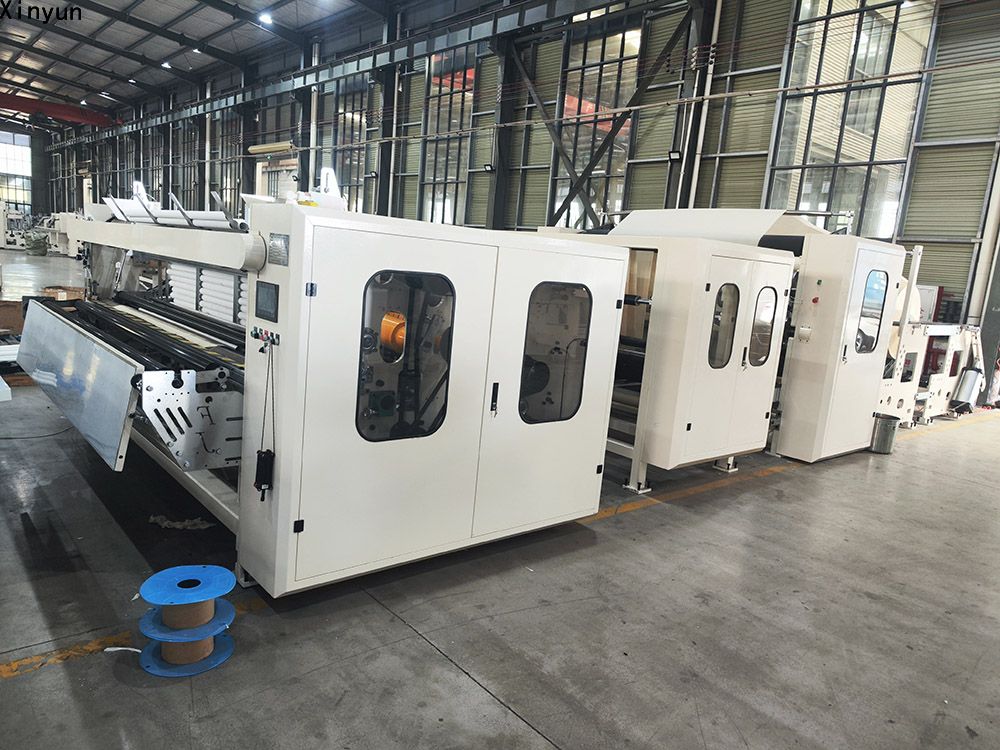 Automatic labeling kitchen towel paper machine production line