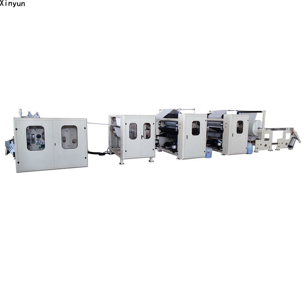 Automatic glue lamination maxi roll paper making machine