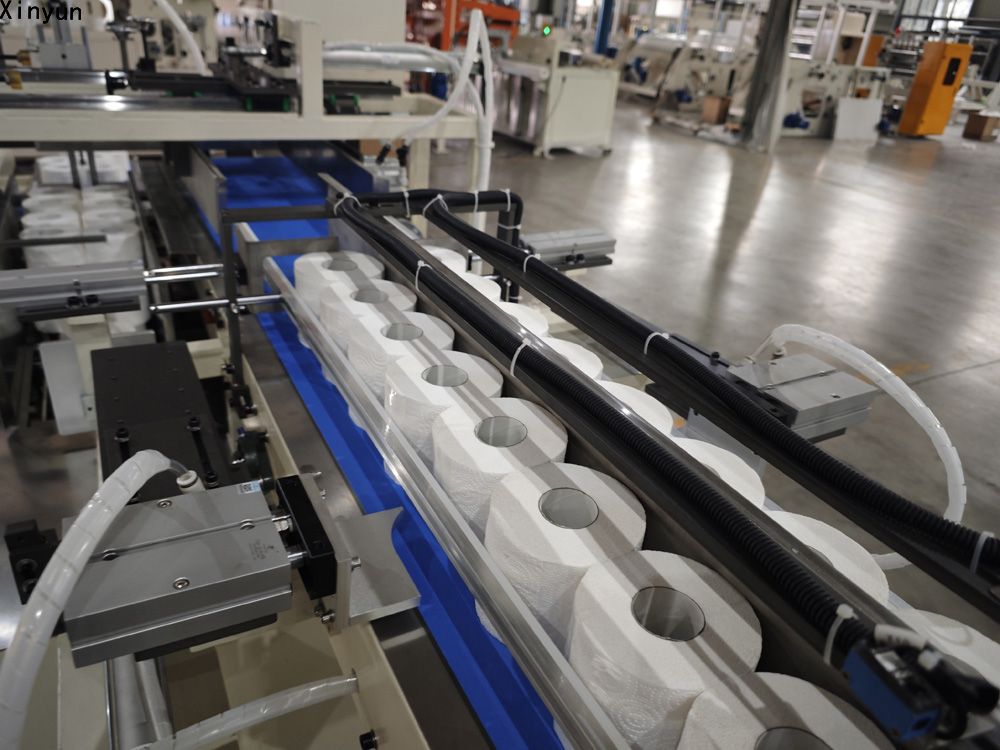 Semi automatic 20 rolls toilet paper bundle packing machine