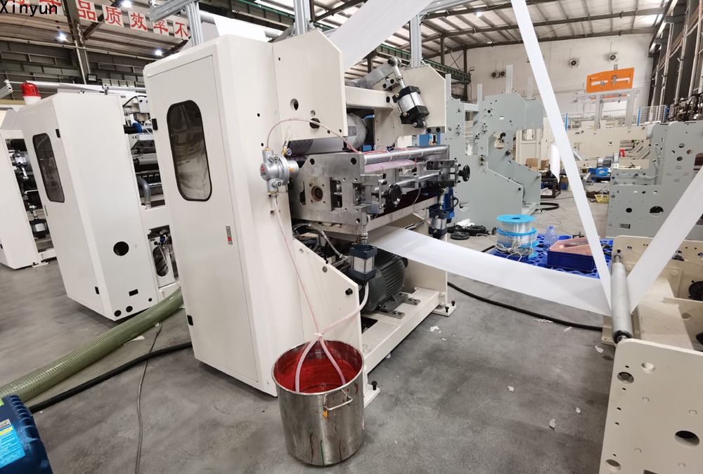 Automatic V fold hand towel paper glue lamination machine