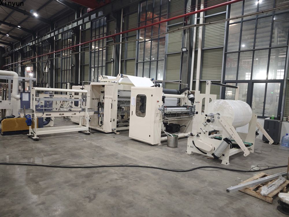  Automatic transferring facial tissue paper glue lamination machine