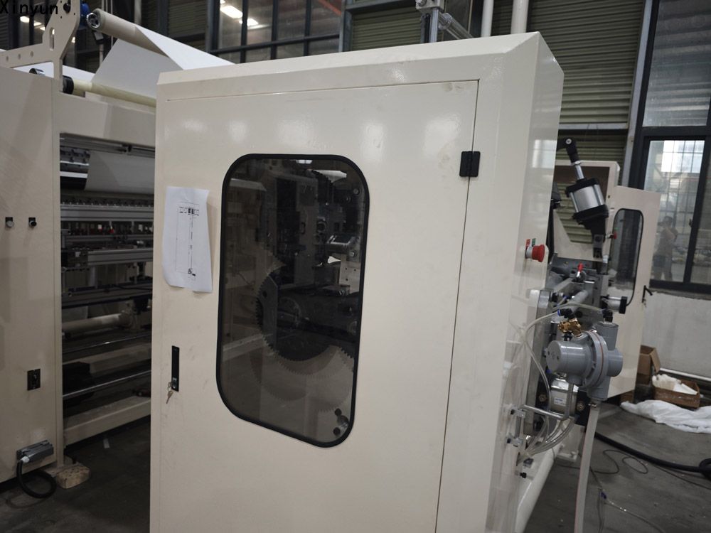  Automatic transferring facial tissue paper glue lamination machine