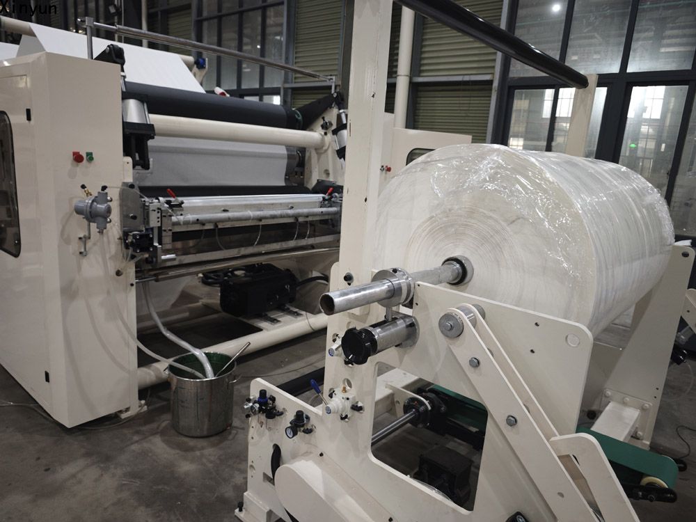  Automatic transferring facial tissue paper glue lamination machine
