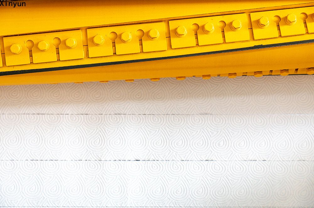 Automatic deco embossing maxi roll paper making machine