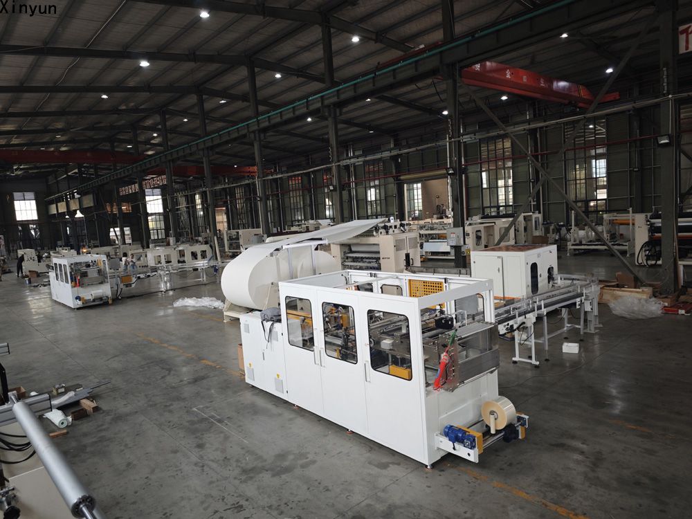 XY-GU-A-A Automatic transferring facial tissue machine production line