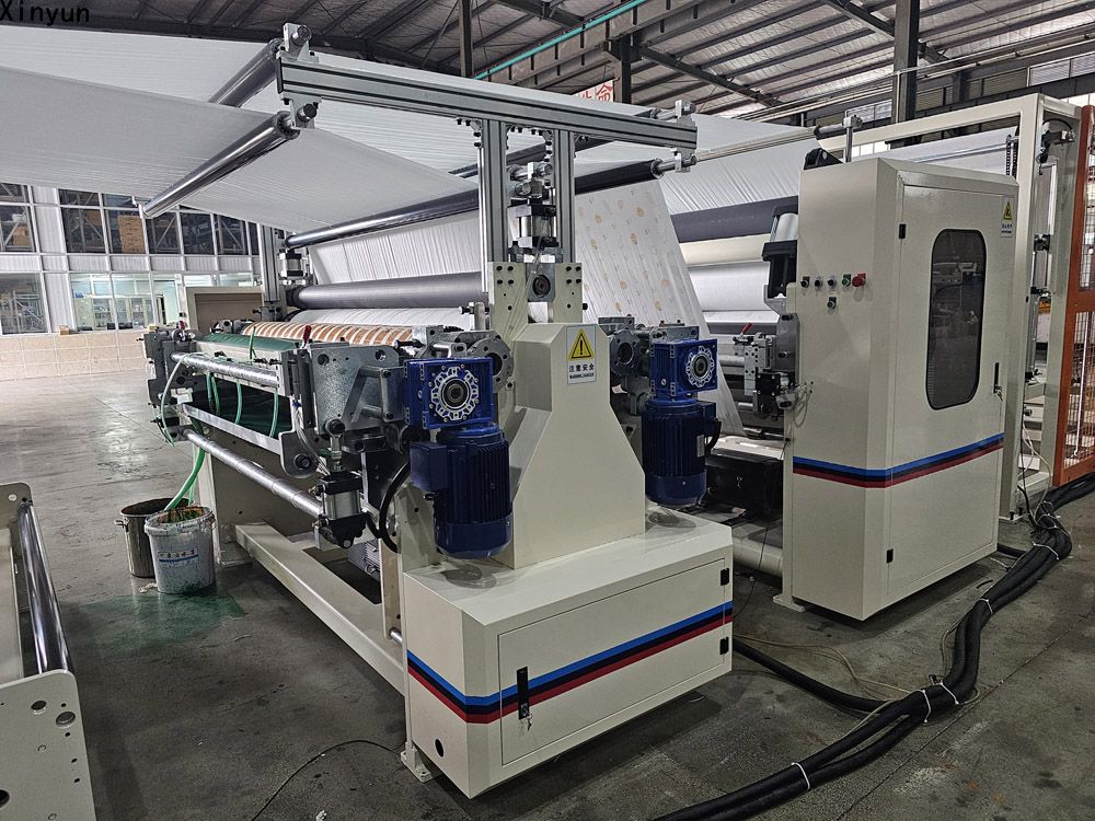 Automatic glue lamination kitchen towel paper color printing machine