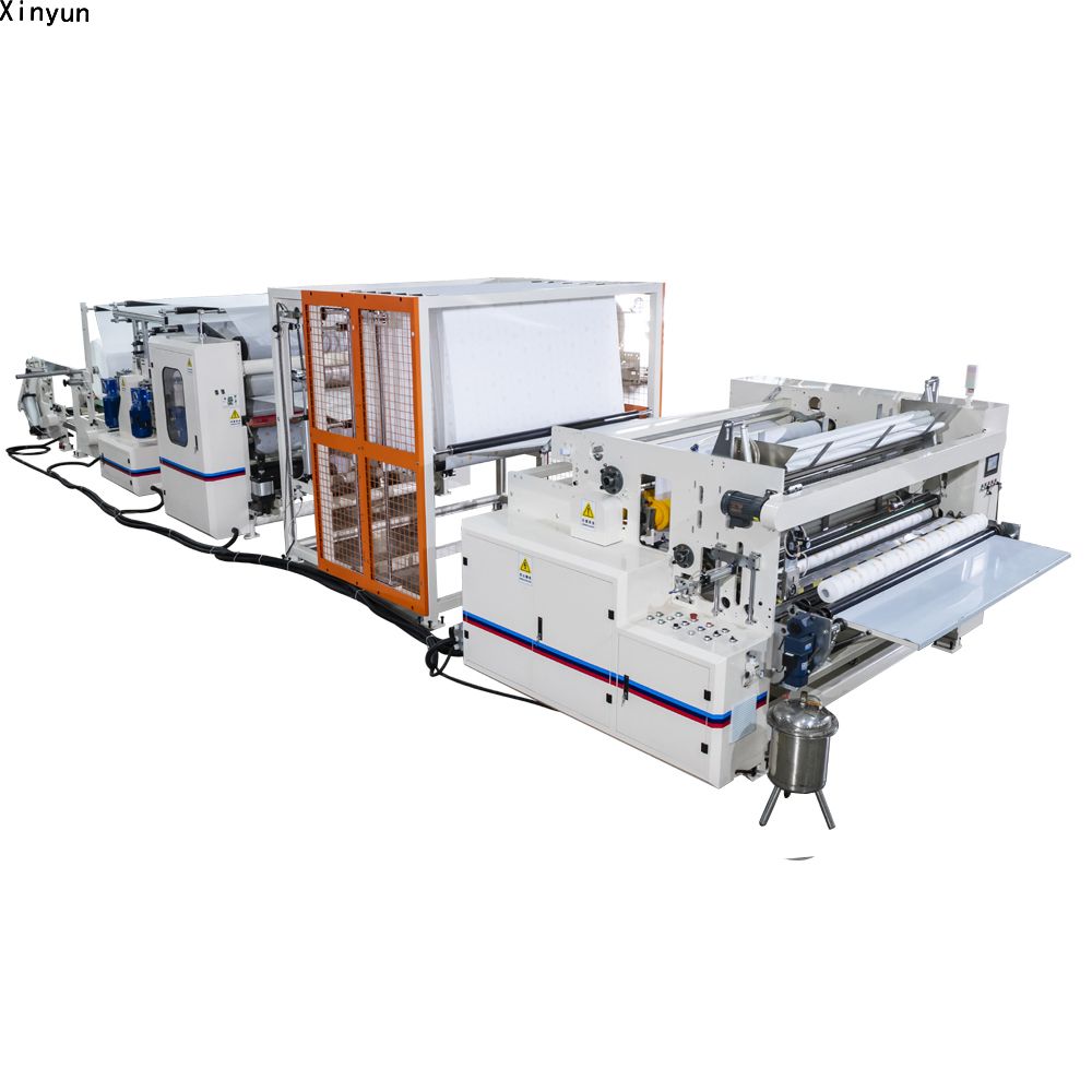 Automatic glue lamination kitchen towel paper color printing machine