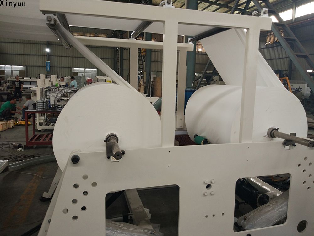 Automatic N fold hand towel paper glue lamination machine