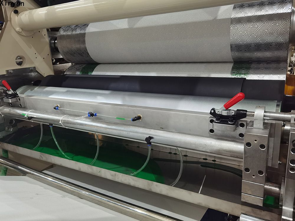 Automatic N fold hand towel paper glue lamination machine