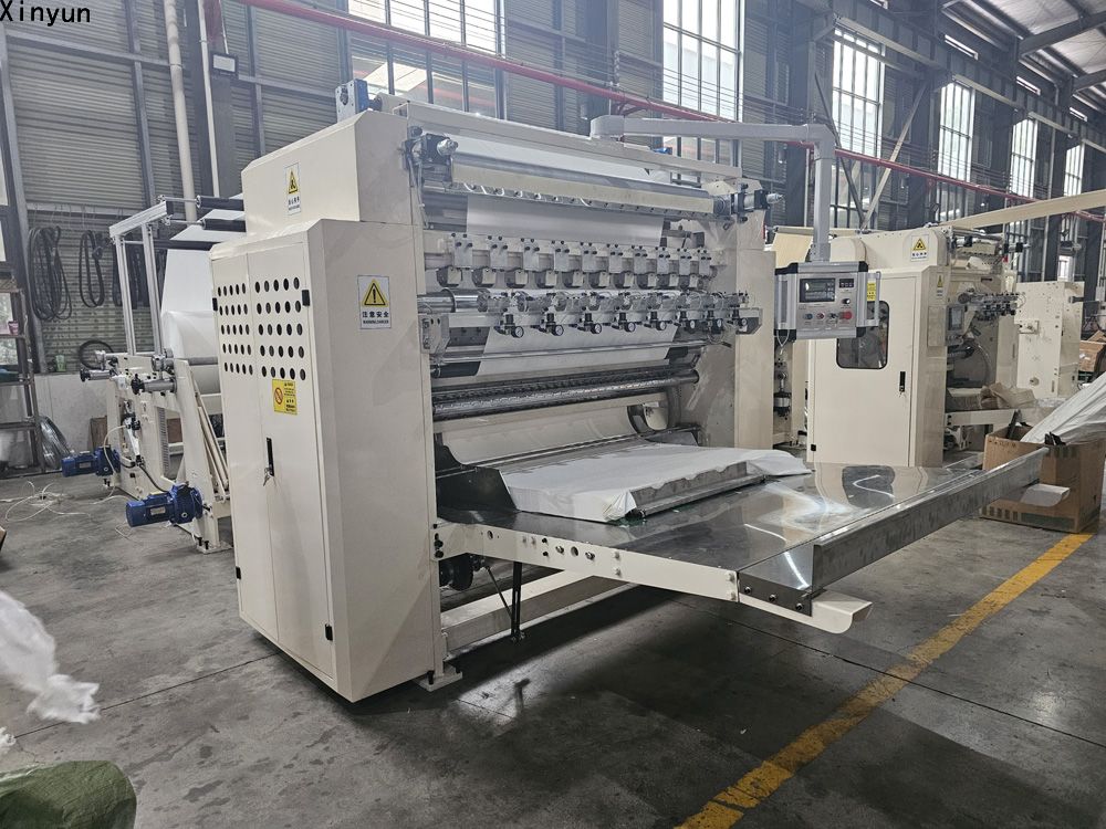 Low price facial tissue folding machine
