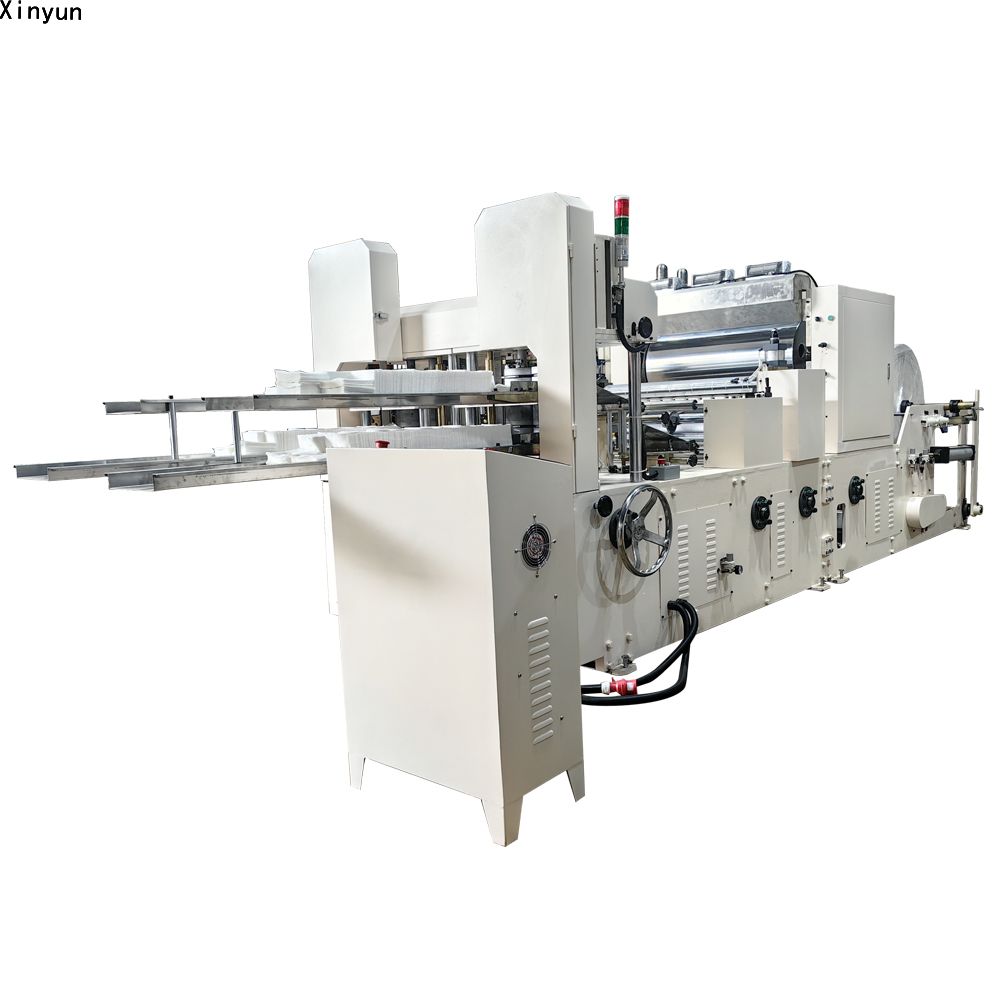 High capacity color printing serviette tissue making machine
