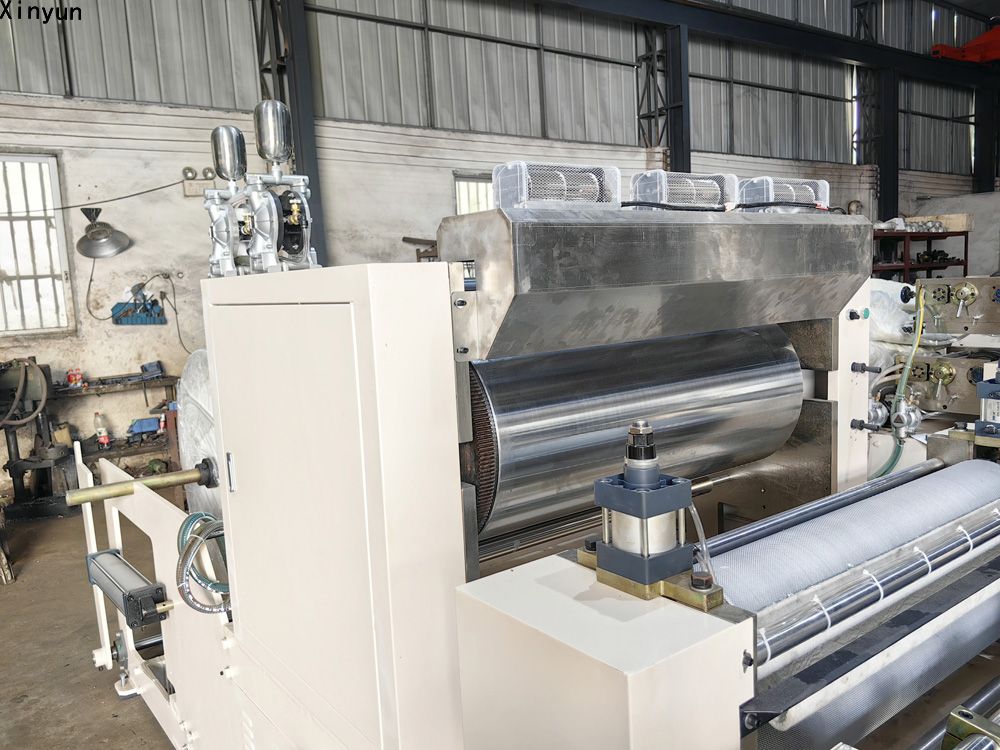 High capacity color printing serviette tissue making machine