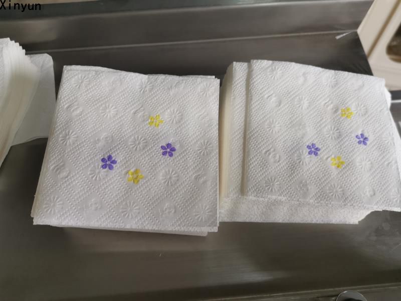 High capacity color printing serviette tissue making machine