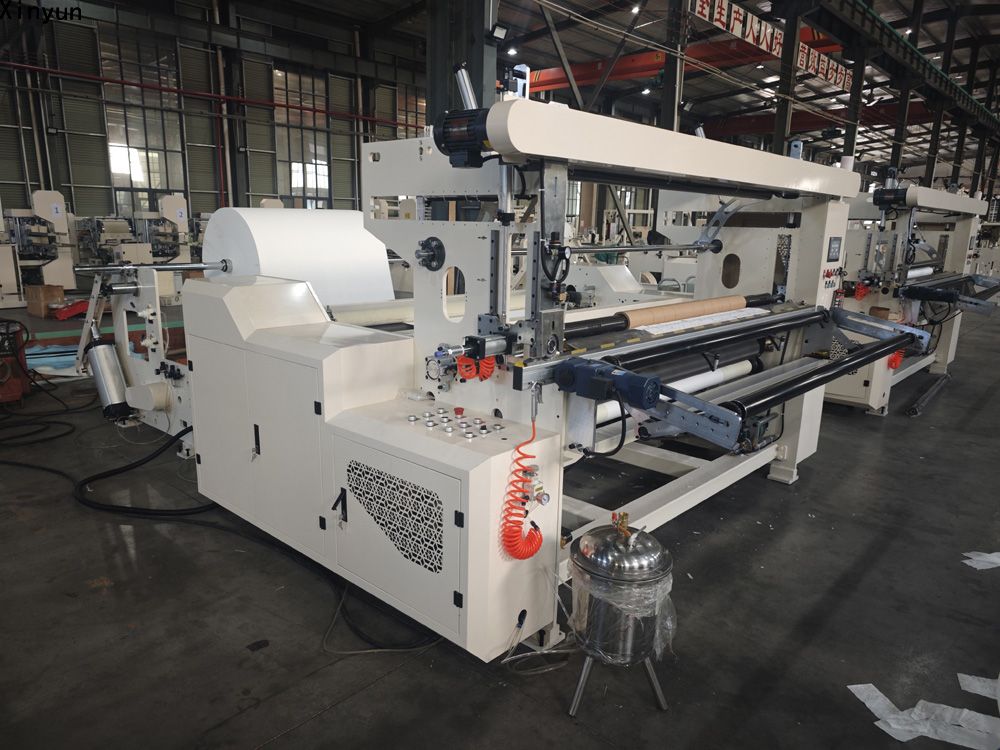 XY-TQ-G High speed maxi roll paper slitting machine
