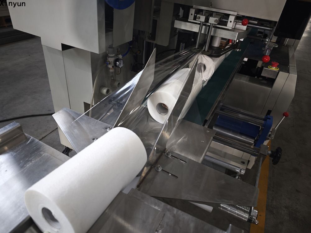 Automatic labeling non woven viscose fabric making machine production line