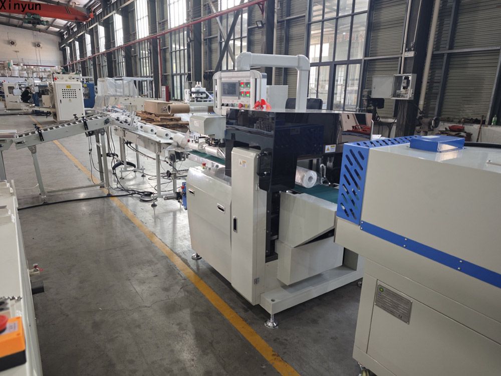 Automatic labeling non woven viscose fabric making machine production line