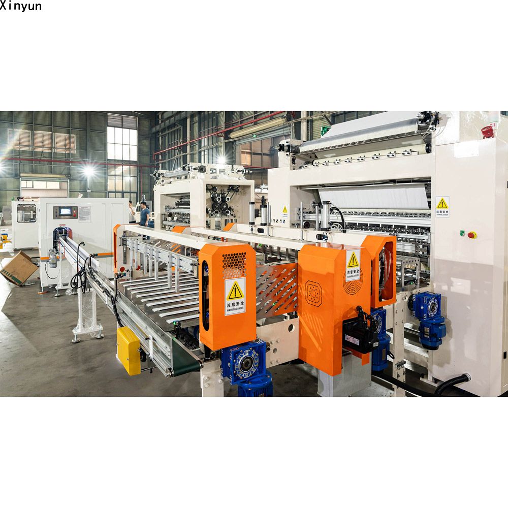 7 Lines Automatic Transferring Facial Tissue Machine Production Line