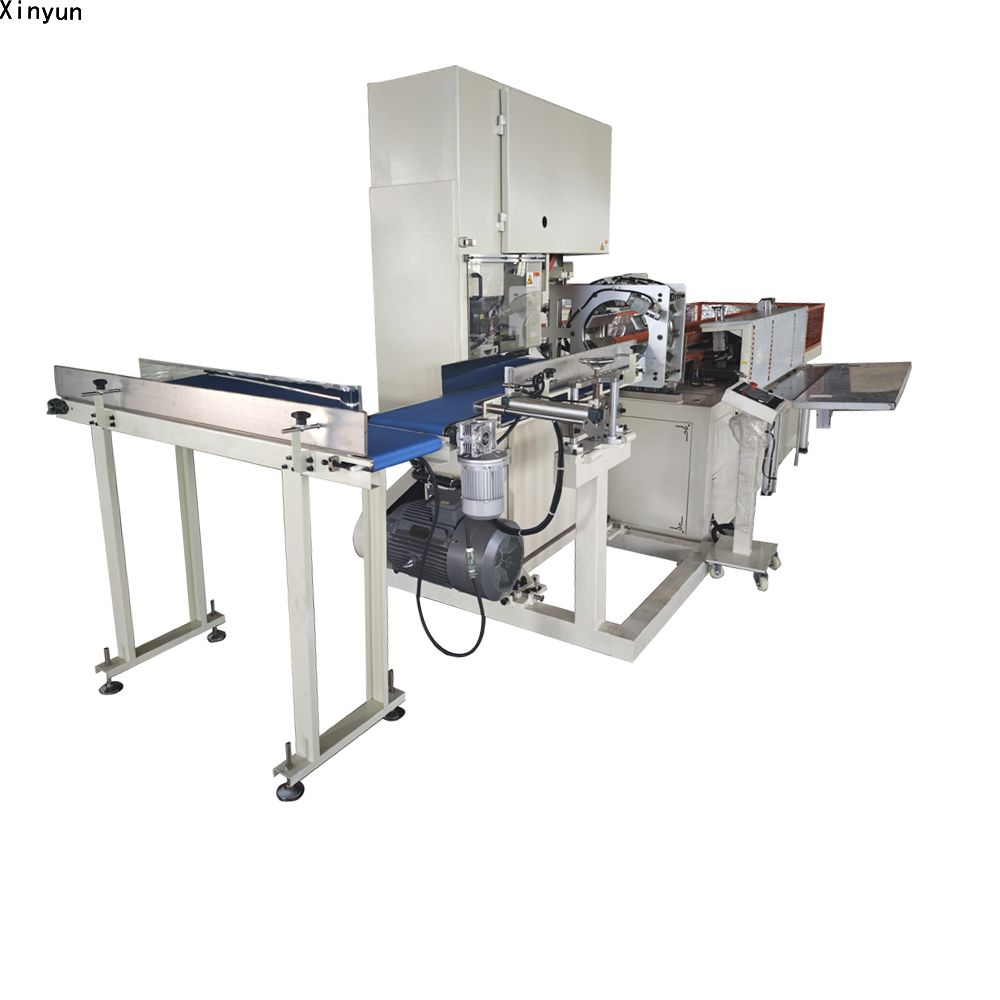 XY-AI-500 High speed small bobbin paper band saw cutting machine