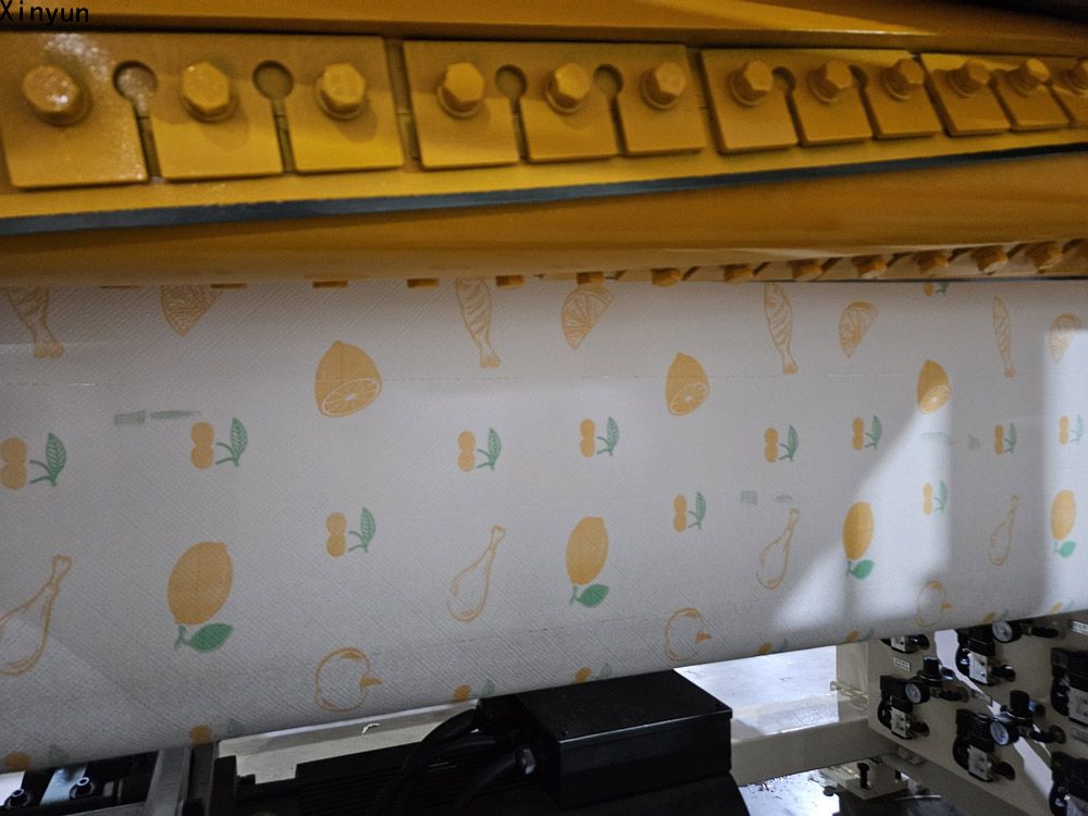 High speed glue lamination maxi roll paper color printing machine