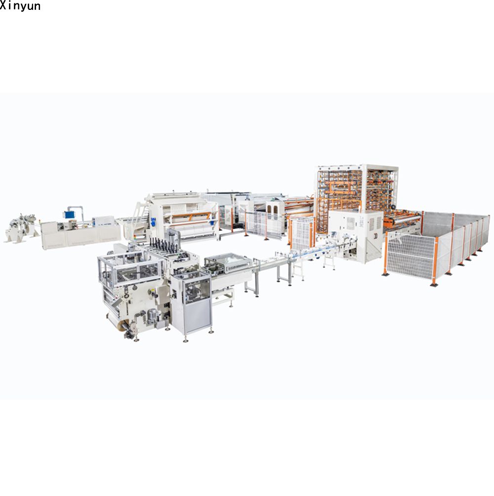 Non stop automatic glue lamination toilet paper machine production line