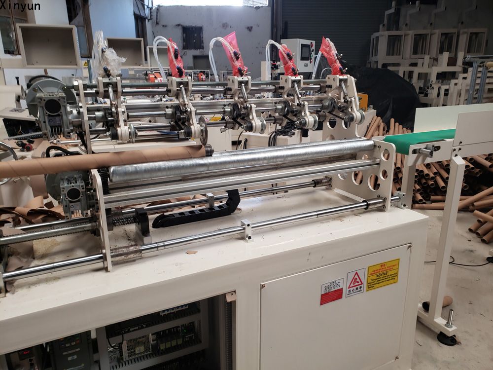 High speed paper tube perforating machine