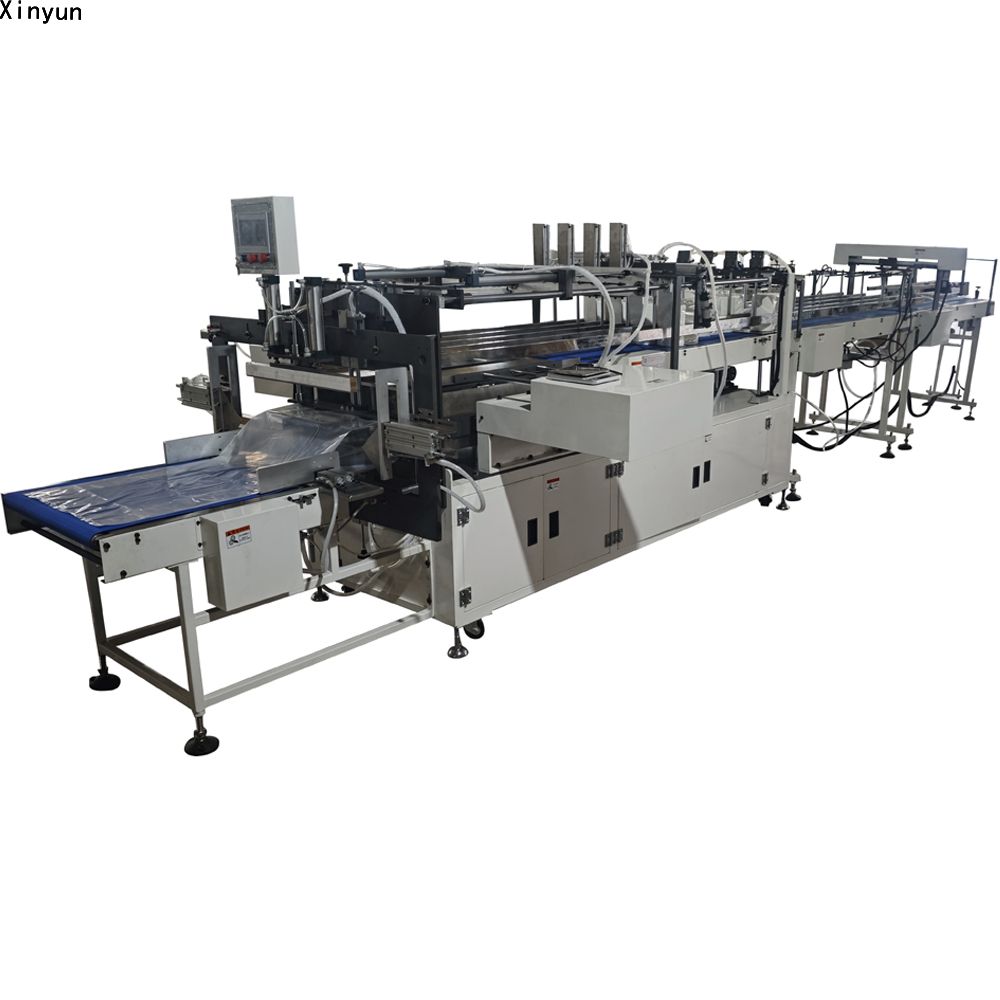 Low price 48 rolls small toilet paper bundle packing machine