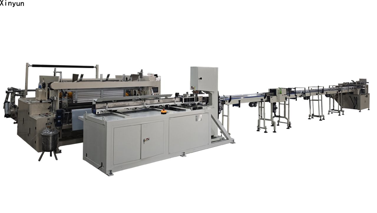 Low price 48 rolls small toilet paper bundle packing machine