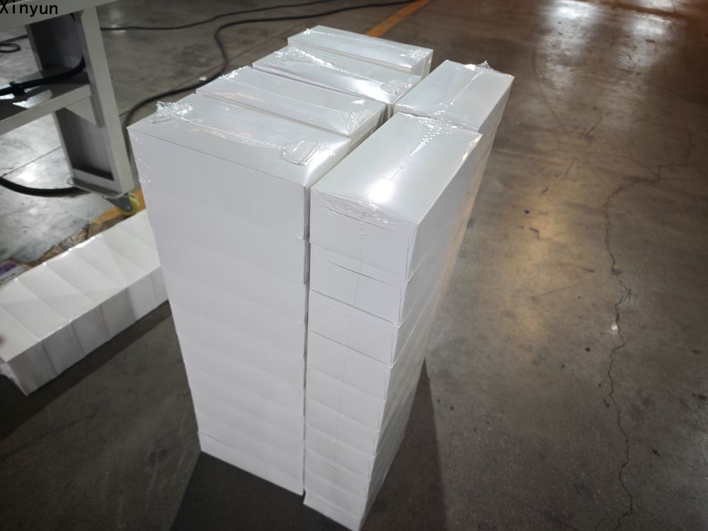 10 lines automatic transferring facial tissue carton box packing machine production line