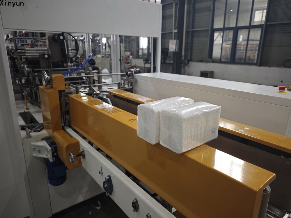 High capacity automatic flip facial tissue paper soft packing machine production line