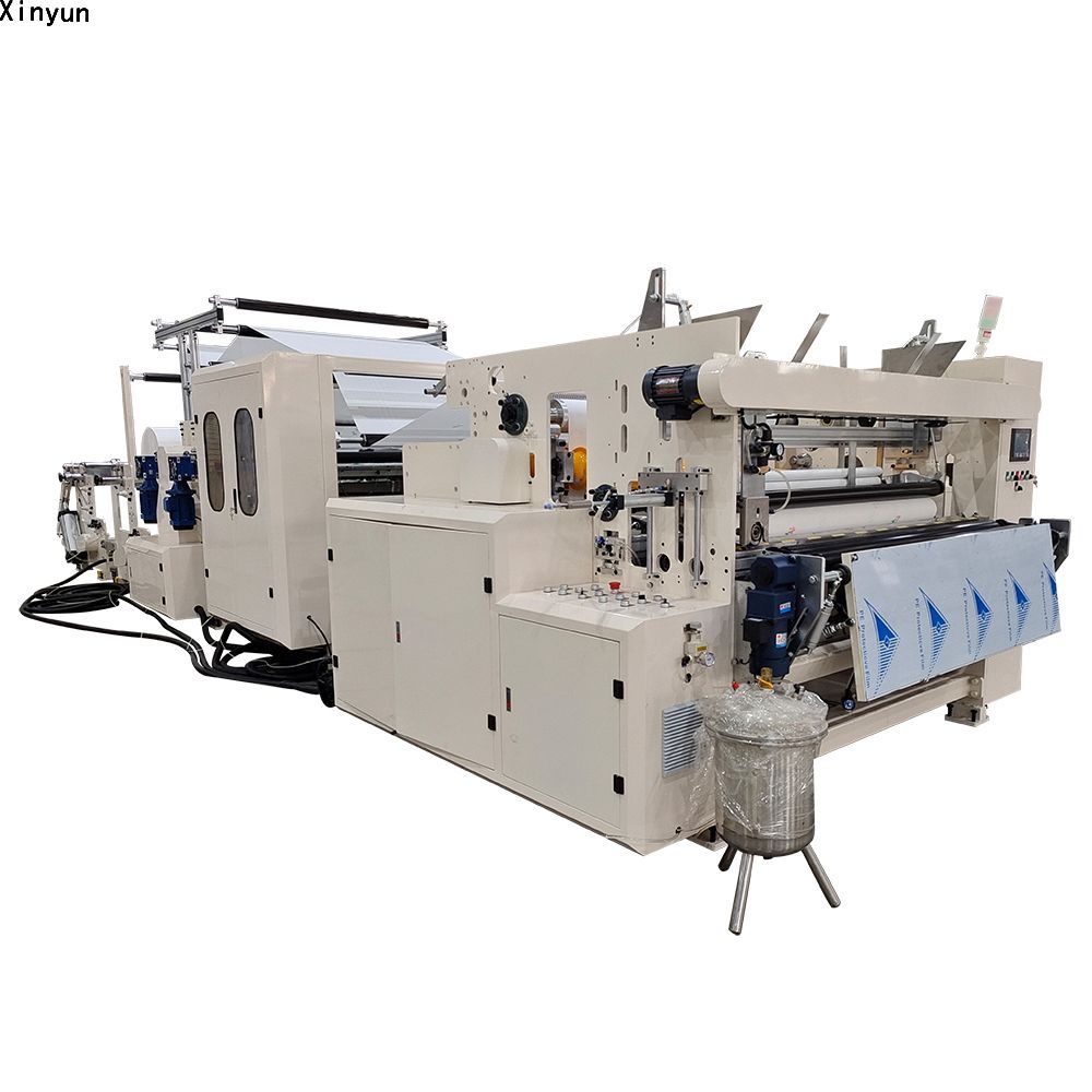 2800 mm automatic toilet paper maxi roll paper and kitchen towel paper rewinding machine