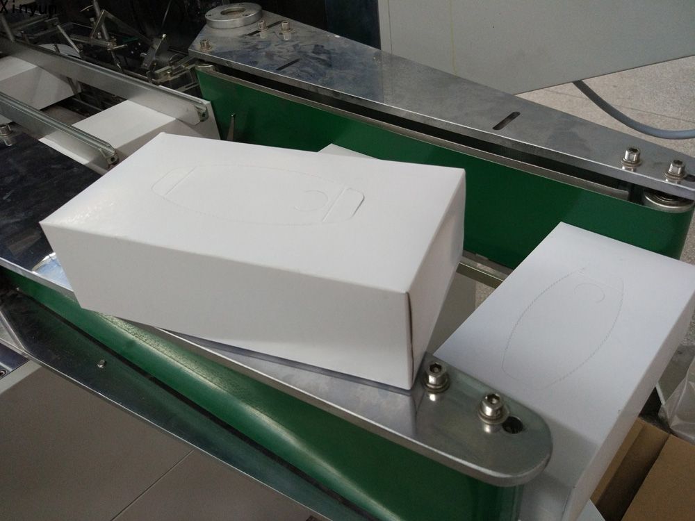 XY-GU-388 Automatic facial tissue carton box packing machine